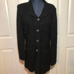 St John Santana knit jacket size 16